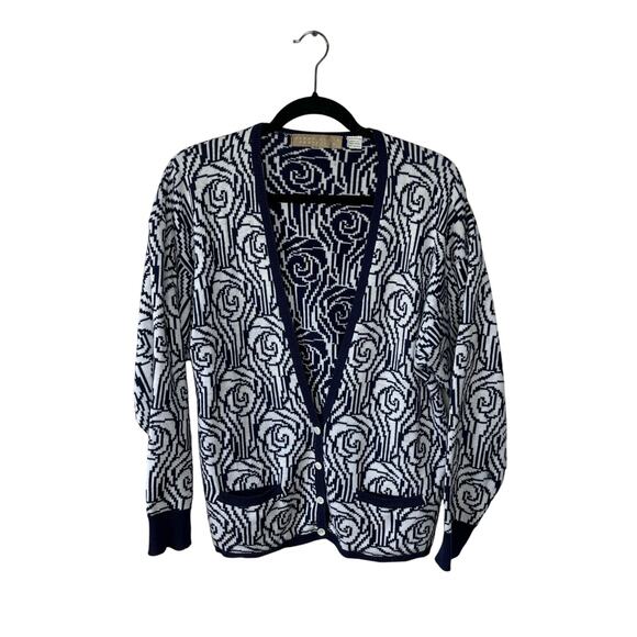 Perry Ellis Portfolio 100% Cotton Button Up Cardigan with Pockets Size Large? - Picture 1 of 7